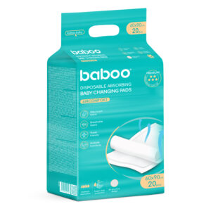 AirComfort Eldobható Nedvszívó Pelenkázó Alátét, 20 db - 60x90x cm